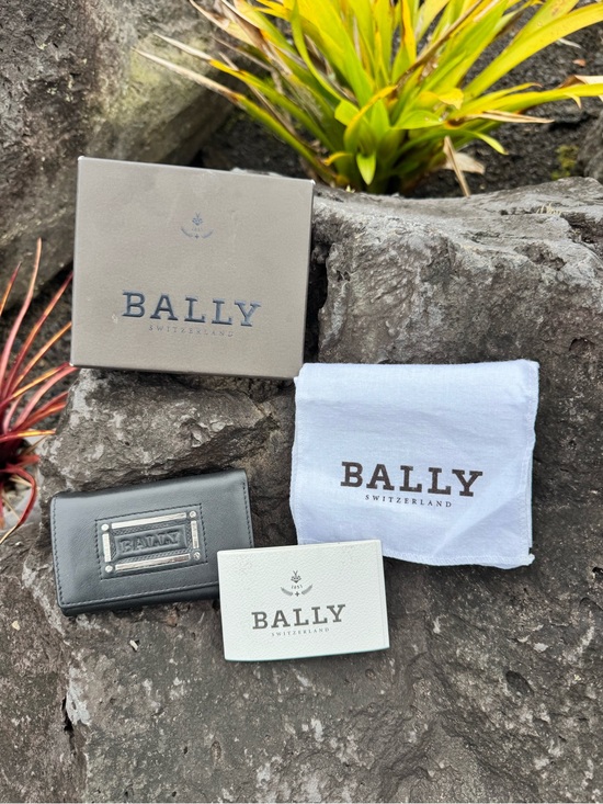 Bally Handbags - Bally Switzerland Black Leather 6 Hook Key Case Wallet w/ Box Dust Bag & COA
